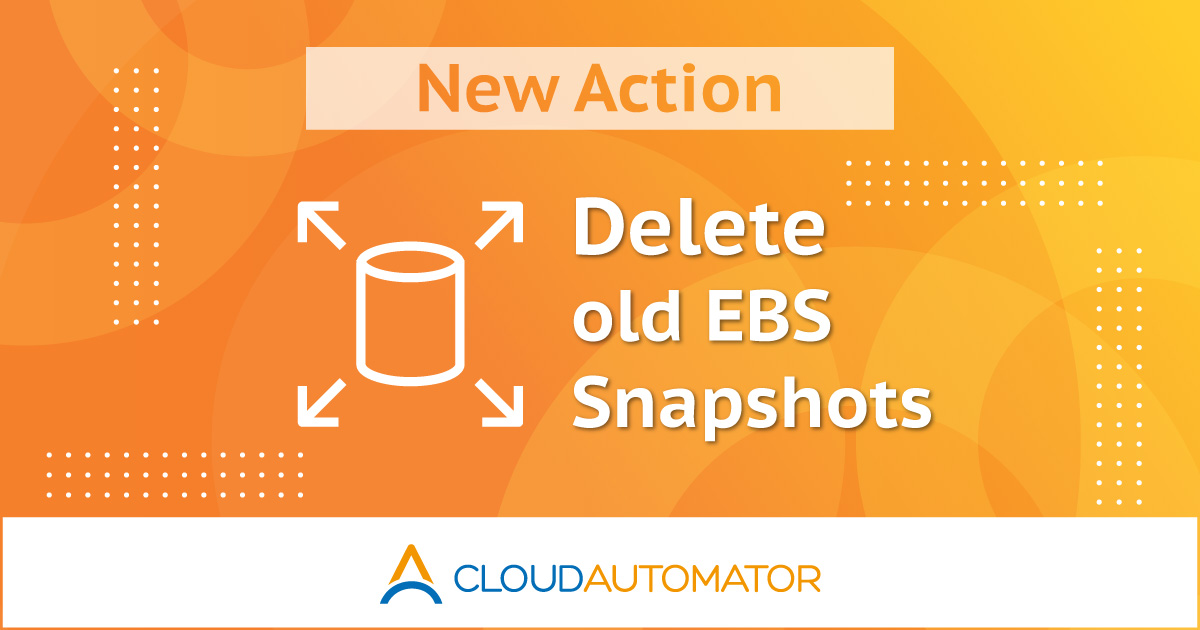 サーバーワークス、Cloud Automator に不要となった古い Amazon EBS のスナップショットをまとめて削除する機能を追加